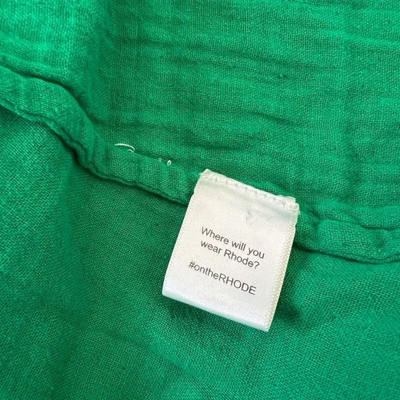 RHODE V-Neck Wrap Long Dress Size XS - Picture 10 of 12